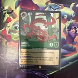 Mushu - Stealthy Dragon - Attack of the Vine! #97 - Lorcana - Legendary Foil- NM - Image 1