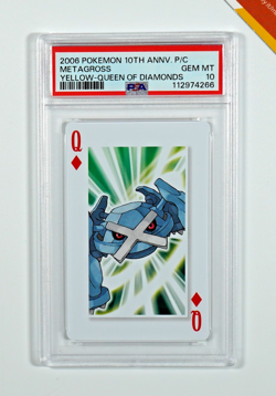 Pokemon PSA 10 Metagross Yellow-Queen Of Diamonds 10Th Annv. P/C 2006 Japanese - Image 1