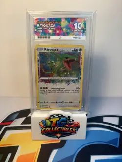 Pokemon TCG Rayquaza Vivid Voltage 138/185 Holo Amazing Rare ACE 10 GEM MINT - Image 1