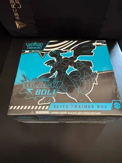 Pokemon Black Bolt Elite Trainer Box ETB ENG – NUOVA Sigillata - Image 1