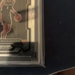 Panini Prizm 2023-24 Victor Wembanyama #136 Rookie Base PSA 9 Spurs 🔥🔥 - Image 3