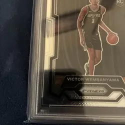 Panini Prizm 2023-24 Victor Wembanyama #136 Rookie Base PSA 9 Spurs 🔥🔥 - Image 4
