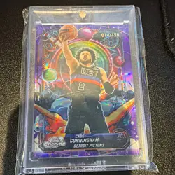 Topps 2023 Topps Chrome Propulsion Cade Cunningham Auto /150 PP-9 Pistons - Image 1