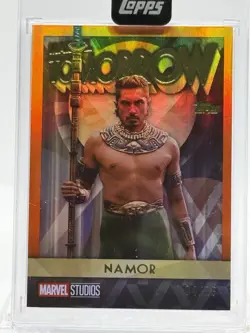 Marvel Sudios Black Panther Wakanda Forever Refractor - NAMOR (#'d 25) GOLD - Image 2