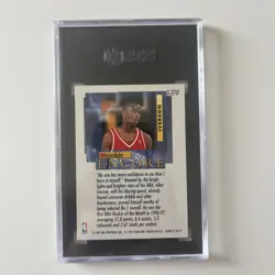 1996-97 Fleer Ultra - Encore Rookies Gold Medallion Edition #G-270 Allen Iverson - Image 2