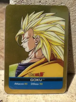 Lamincard Edibas #18 Dragon Ball Goku SSJ3 Gold 2006 - Image 1