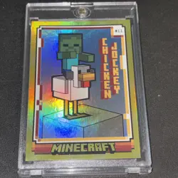 2024 Panini Minecraft Chicken Jockey Gold 13/99 - Image 1