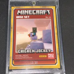 2024 Panini Minecraft Chicken Jockey Gold 13/99 - Image 2
