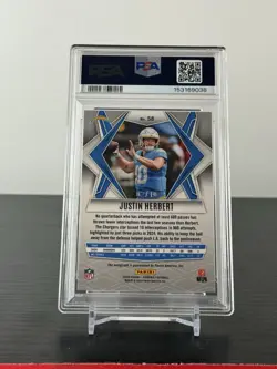Justin Herbert 2025 Phoenix Auto Gold /10 PSA 10 Chargers! - Image 2