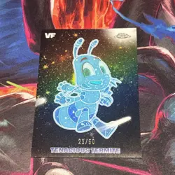 2026 TOPPS CHROME VEEFRIENDS TENACIOUS TERMITE STELLAR HAZE GOLD REFRACTOR /50 - Image 1