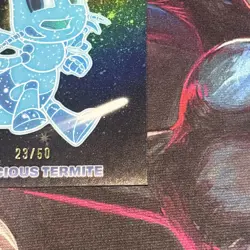 2026 TOPPS CHROME VEEFRIENDS TENACIOUS TERMITE STELLAR HAZE GOLD REFRACTOR /50 - Image 4