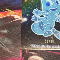 2026 TOPPS CHROME VEEFRIENDS TENACIOUS TERMITE STELLAR HAZE GOLD REFRACTOR /50 - Image 5