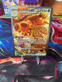 Pokemon Card Dachsbun ex 169/142 Special Illustration Rare Stellar Crown NM - Image 1