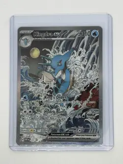 Kingdra EX 131 Pokemon TCG Scarlet & Violet Black Star Promo Holo Card - Image 1