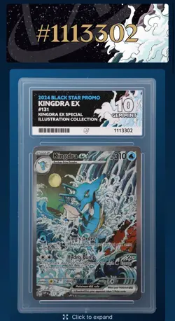 Kingdra EX - SVP 131 - Scarlet & Violet Black Star Promo - ACE 10 - Pokemon TCG - Image 5