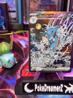 Kingdra EX 131 Pokemon TCG Scarlet & Violet Black Star Promo Holo NM Centered - Image 2