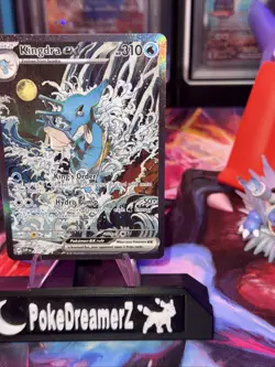 Kingdra EX 131 Pokemon TCG Scarlet & Violet Black Star Promo Holo NM Centered - Image 3