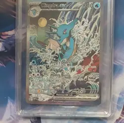 Pokemon TCG Kingdra ex 131 Scarlet & Violet Promo Holo TAG 10 Black Star EX - Image 3