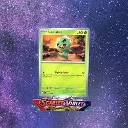 Capsakid 027/198 Scarlet & Violet Pokemon TCG Card Mint/NM Pack Fresh New - Image 1