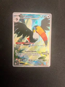 094/084 Toucannon Illustration Rare Me05: Pitch Black Pokemon TCG - Image 1
