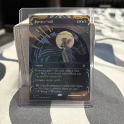 Force Of Will (0019) FOIL Borderless MTG Secrets Of Strixhaven Mystical Archive - Image 1