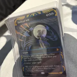 Force Of Will (0019) FOIL Borderless MTG Secrets Of Strixhaven Mystical Archive - Image 5
