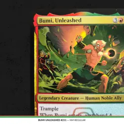 Bumi, Unleashed 211 Mythic Regular NM - MTG Avatar the Last Airbender - Image 1
