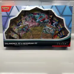 Pokemon TCG Salamence ex & Reshiram ex Premium Collection Box Sealed New - Image 1