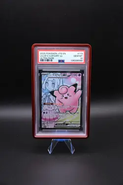 Pokemon 2025 Sv09 Lillie's Clefairy ex Full Art Holo 173/159 EN PSA 10 - Image 1
