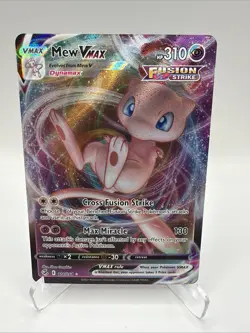 🔥Mew VMAX Fusion Strike Ultra Rare 114/264 Pokemon TCG🔥 - Image 1