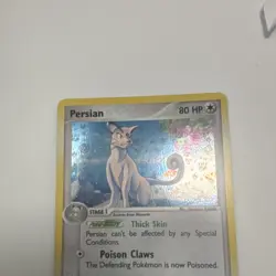 PERSIAN REVERSE HOLO 44/112 EX FIRE RED & LEAF GREEN POKEMON ENGLISH LP+ NM- - Image 2