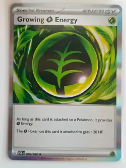 Pokemon TCG Growing Leaf Energy 086/088 POR Perfect Order Holo Rare Card NM - Image 1