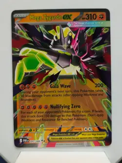 Pokemon TCG Perfect Order POR Mega Zygarde Ex 047/088 Sparkle Holo NM - Image 1