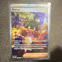 The Pokemon Company Kieran 218/167 Twilight Masquerade SIR Holo EN - Image 1