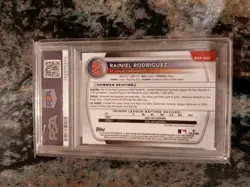 2025 Bowman Chrome 1st Rainiel Rodriguez Speckle Refractor PSA 9 BCP-200 - Image 2