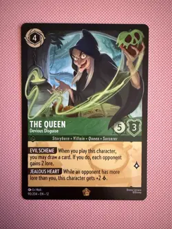 Disney Lorcana TCG The Queen - Devious Disguise Legendary 90/204 Wilds Unknown - Image 1