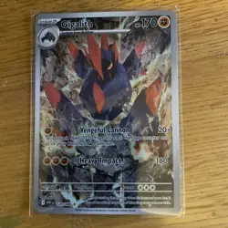 Pokemon Gigalith Illustration Rare SV: White Flare 129/086 NM - Image 1