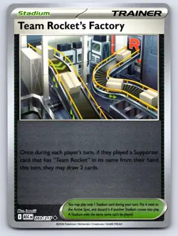 Team Rocket's Factory 203/217 Pokemon Ascended Heroes Reverse Holo NM/LP - Image 1