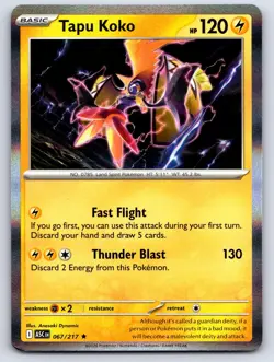 Tapu Koko 067/217 Pokemon Ascended Heroes Holo NM/LP - Image 1