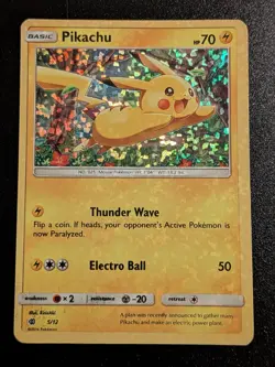 Pokemon TCG Pikachu McDonalds Promos 5/12 Holo Promo Promo 2017 - Image 1