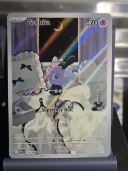 Pokemon TCG Gothita 124/086 Illustration Rare - White Flare - NM - Centered - Image 2