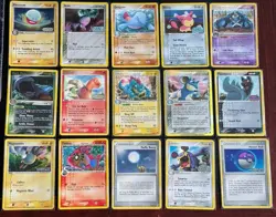 Large Pokemon Card REVERSE HOLO STAMPED Lot X15 - EX DEOXYS, LEGEND MAKER + MORE - Image 1