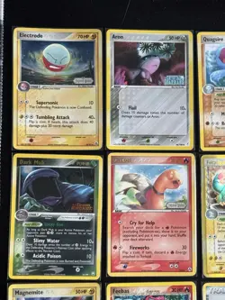 Large Pokemon Card REVERSE HOLO STAMPED Lot X15 - EX DEOXYS, LEGEND MAKER + MORE - Image 2