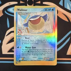 Pokemon TCG Wailmer 48/109 Ruby and Sapphire Uncommon Reverse Holo Eng HP 80 - Image 1