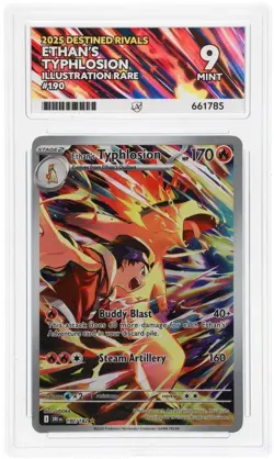 Pokemon TCG Ethans Typhlosion 190/182 Illustration Rare – Destined Rivals ACE 9 - Image 1