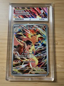 Pokemon TCG Ethans Typhlosion Full Art Card Destined Rivals 190/182 ACE 9 - Image 1