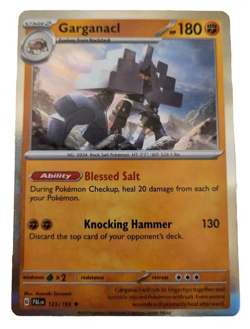 Pokemon Garganacl 23/193 Holo Rare Paldea Evolved Trading Card (V - Image 1