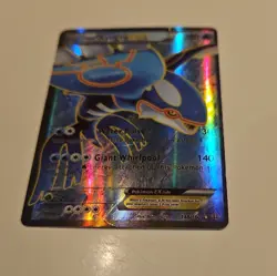 Kyogre EX 148/160 XY Primal Clash 2015 Holo Full Art EX Ultra Rare Pokemon TCG - Image 1