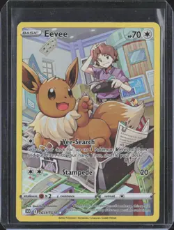 2022 Pokemon TCG Brilliant Stars Eevee Trainer Gallery Full Art TG11/TG30 - Image 1