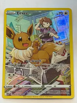 Pokemon TCG Eevee TG11/TG30 Brilliant Stars Trainer Gallery - Image 1